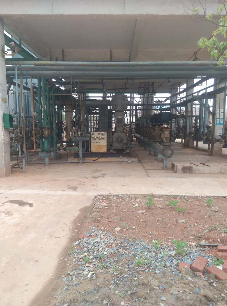 氯化氫壓縮機(jī)在江西晨光新材料有限公司使用現(xiàn)場(chǎng)